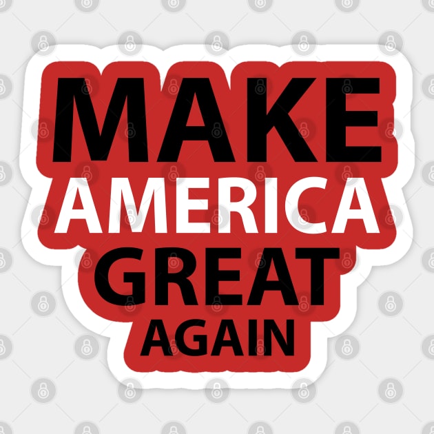 Make America Great Again Sticker by PinkBorn